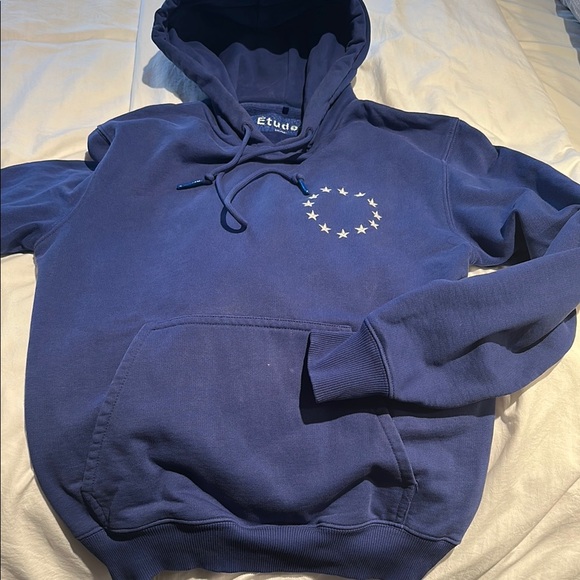 Etudes - Men's Blue Hoodie Sweat Shirt - Picture 1 of 3